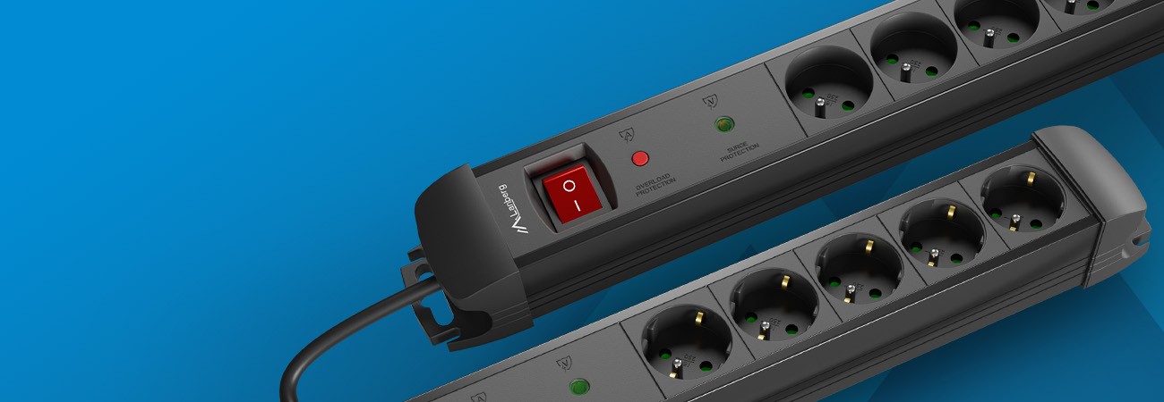 Lanberg SP-1 bande de protection contre les surtensions