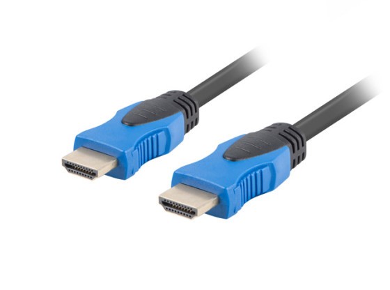 CÂBLE HDMI M/M V2.0 0,5M 4K CU NOIR LANBERG