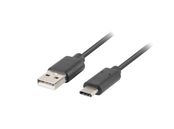 USB-C(M)-&gt;USB-A(M) 2.0 CABLE 1.8M NOIR QC 3.0 LANBERG