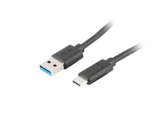 USB-C(M)-&gt;USB-A(M) 3.1 CABLE 1M NOIR LANBERG