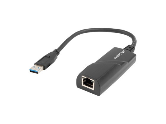 USB-&gt;RJ45 ADAPTATEUR ETHERNET CARTE RÉSEAU LANBERG USB 3.0 1X RJ45 1GB CABLE