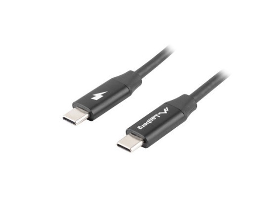 CÂBLE USB-C M/M 2.0 0,5M QUICK CHARGE 4.0 NOIR LANBERG