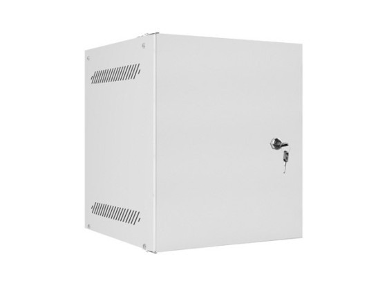 ARMOIRE RACK 10" MONTAGE MURAL 6U/280X310 À MONTER SOI-MÊME AVEC PORTE MÉTALLIQUE GRIS LANBERG (FLAT PACK)