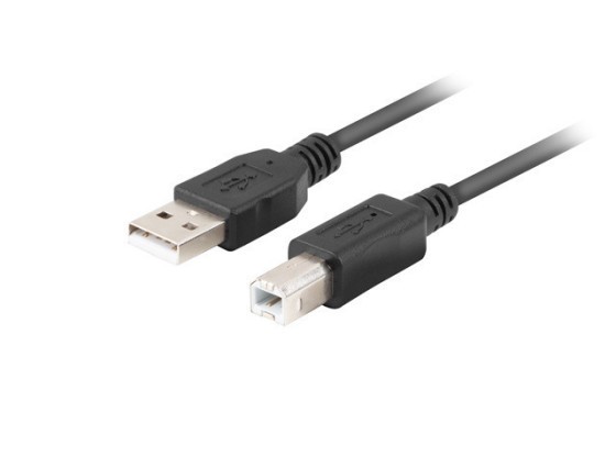 CÂBLE USB-A(M)->USB-B(M) 2.0 3M NOIR BOÎTE DE FERRITE LANBERG