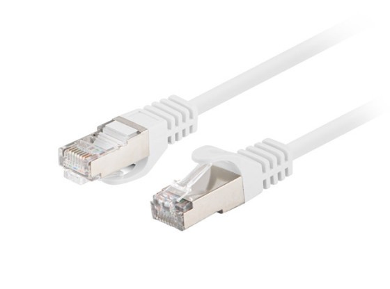 PATCHCORD CAT.6 FTP 0.25M BLANC FLUKE PASSED LANBERG 10-PACK