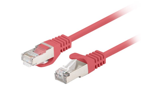 PATCHCORD CAT.6 FTP 0.25M RED FLUKE PASSED LANBERG 10-PACK