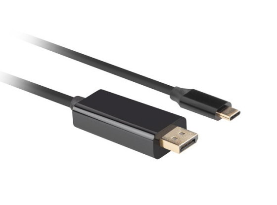 CÂBLE USB-C(M)-&gt;DISPLAYPORT(M) 3M 4K 60HZ NOIR LANBERG
