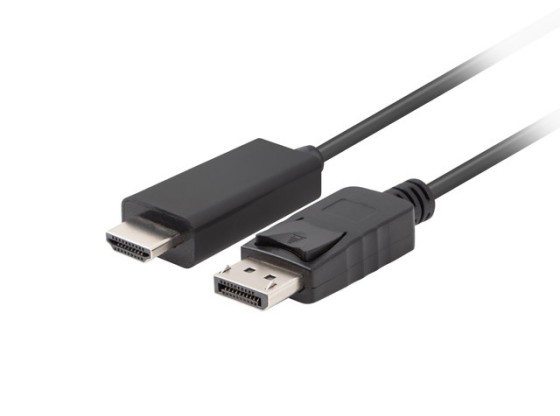 CÂBLE DISPLAYPORT(M) V1.1 ->HDMI(M) 1M NOIR LANBERG