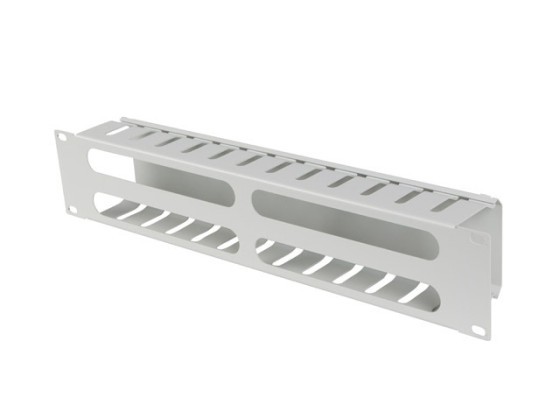 GESTION DES CÂBLES 19" MÉTAL 2U TYPE A GRIS LANBERG