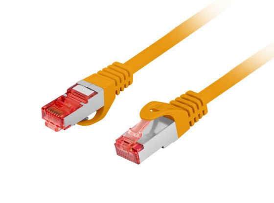 PATCHCORD CAT.6 S/FTP LSZH CU 3M ORANGE FLUKE PASSED LANBERG