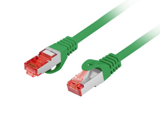 PATCHCORD CAT.6 S/FTP LSZH CU 3M GREEN FLUKE PASSED LANBERG