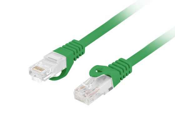 PATCHCORD CAT.6 UTP LSZH CU 1.5M GREEN FLUKE PASSED LANBERG