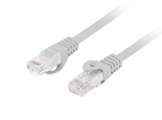 PATCHCORD CAT.6 UTP LSZH CU 15M GRAY FLUKE PASSED LANBERG