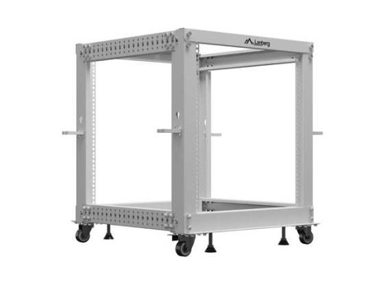 OPEN RACK 19" 12U 600X600-1100 RÉGLABLE GRIS LANBERG