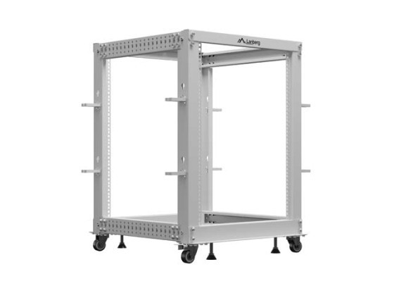 OPEN RACK 19" 15U 600X600-1100 RÉGLABLE GRIS LANBERG
