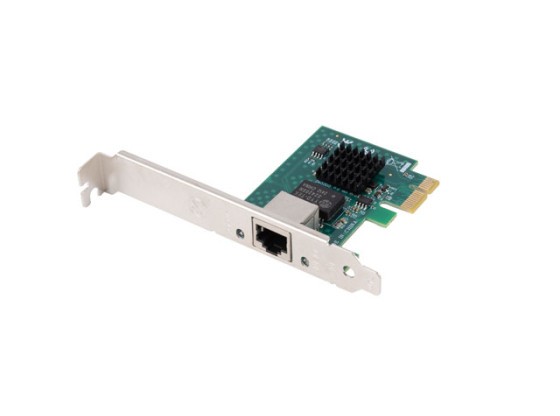 PCI-EXPRESS->RJ45 ADAPTATEUR ETHERNET CARTE RÉSEAU LANBERG PCI-E X1 1X RJ45 2.5GB LOW PROFILE
