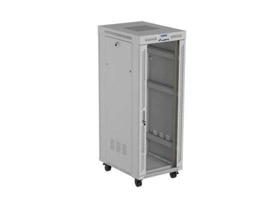 INSTALLATION RACK 19" 32U 600X800 GREY GLASS DOOR LCD LANBERG (FLAT PACK) V2