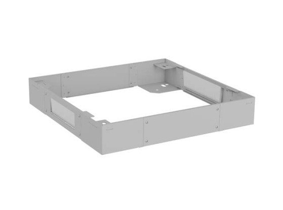 SOUS-PIEZ POUR ARMOIRES AUTOPORTANTES 600X600 (SÉRIES FF01 ET FF02) GRIS LANBERG