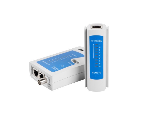 TESTEUR DE RÉSEAU LAN RJ45, RJ12, RJ11, CÂBLE COAXIAL LANBERG