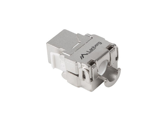 MODULE KEYSTONE TOOLLESS RJ45->LSA CAT.6A FTP 180° LANBERG