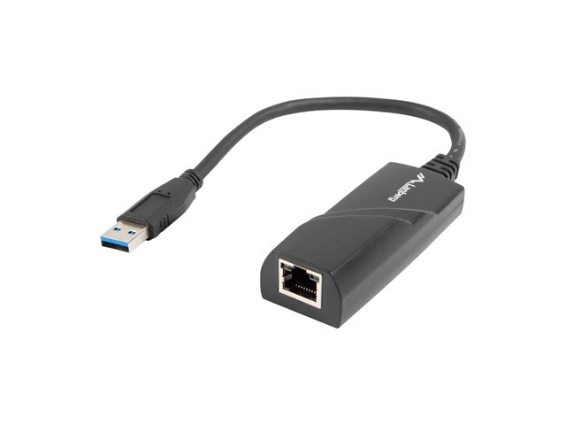 USB->RJ45 ADAPTATEUR ETHERNET CARTE RÉSEAU LANBERG USB 3.0 1X RJ45 1GB CABLE
